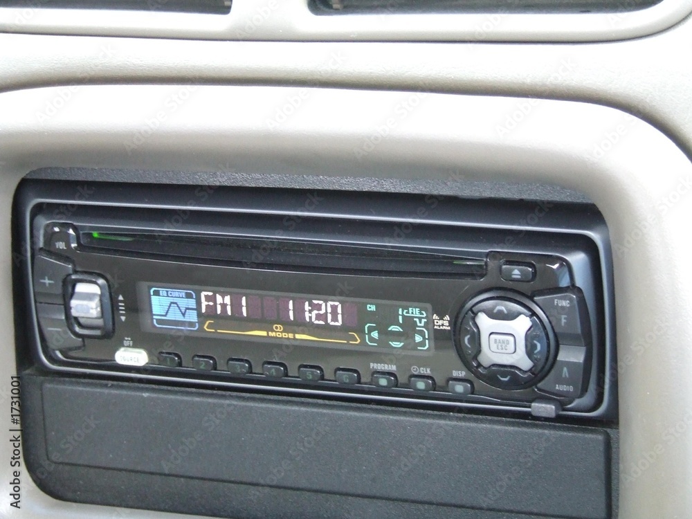 Fototapeta premium car radio