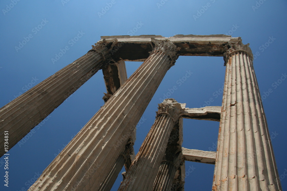 ruins in athens