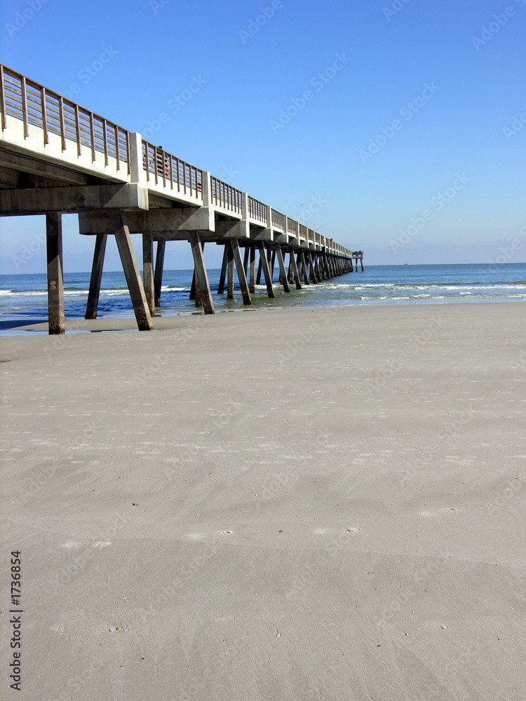 sand and pier