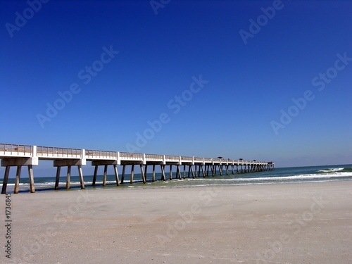 blue sky pier