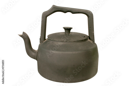 old black stove kettle