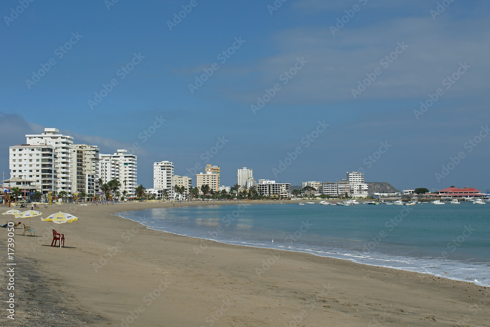 coast of pacific. salinas. ecuador coast of pacific. salinas. ecuador