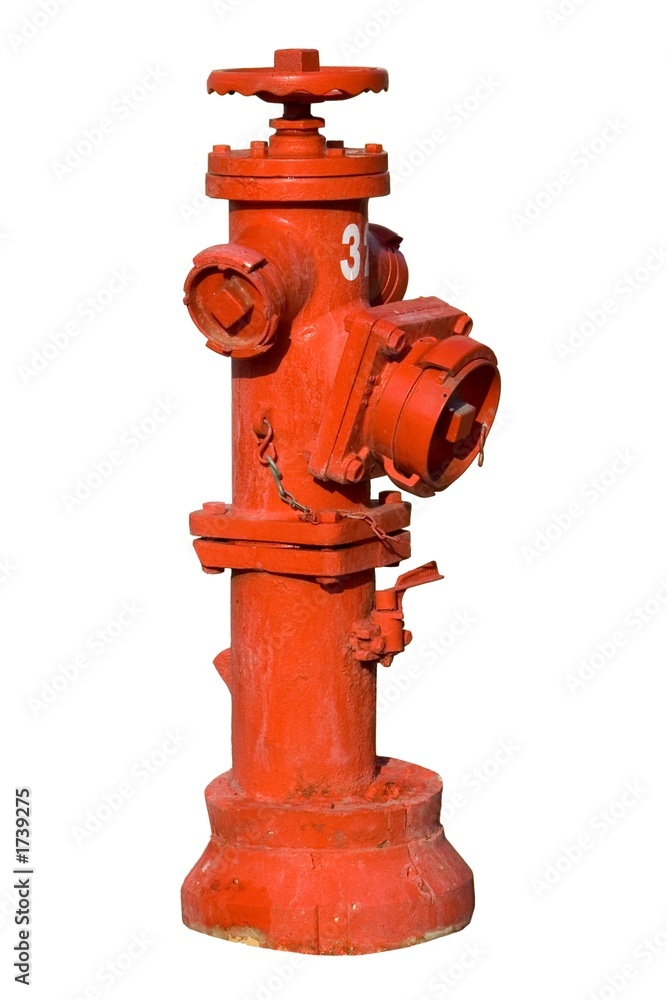 Fototapeta premium Borne eau pompiers.