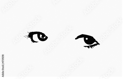 her eyes