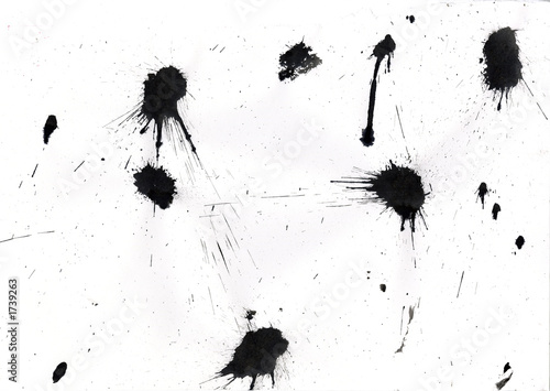 ink splatters