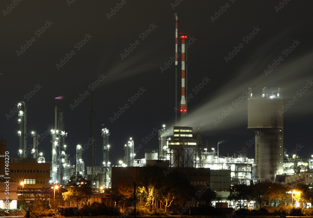 basf bei nacht