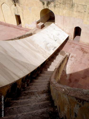stairway down a sundial