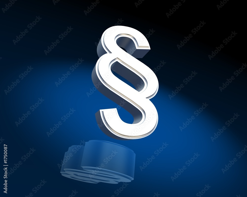 paragraph 3d sign paragraph 3d sign