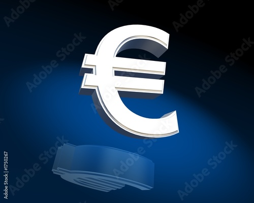 euro 3d sign