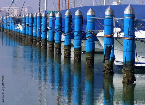 blue poles... photo