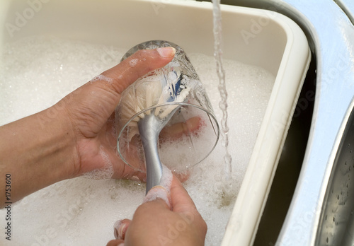 washing up