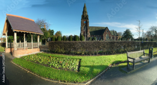 thornton church and gateway to cricket pavilion photo