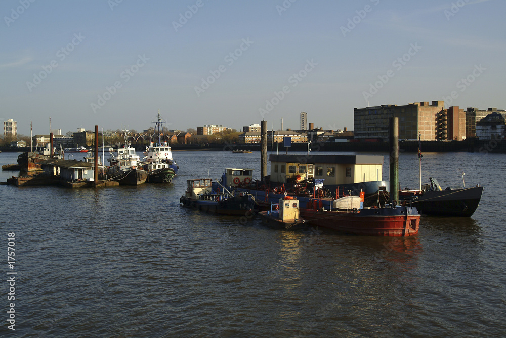 Fototapeta premium river thames london england uk