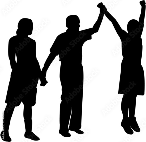 boxing silhouettes