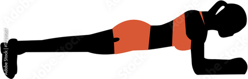 exercise silhouette