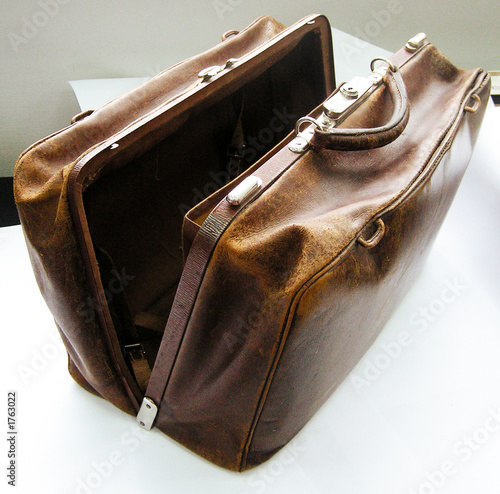 old traveling bag