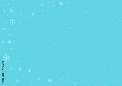 Fototapeta Naklejka Na Ścianę i Meble -  blue christmas horizontal background