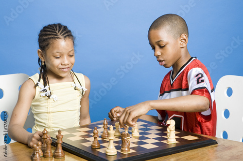 boy and girl playing