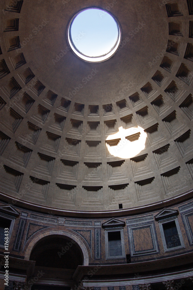 the pantheon, rome, italy.