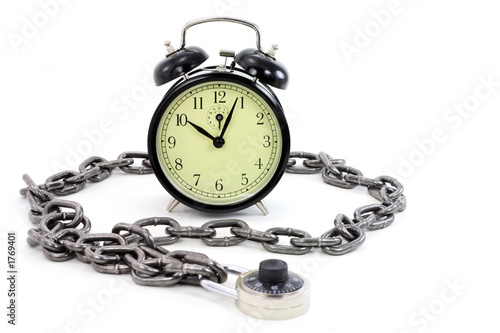 alarm clock and chain