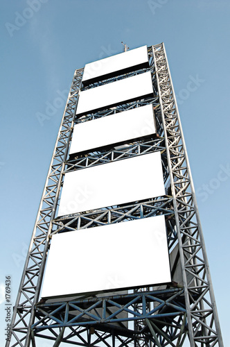 Obraz na plátne advertisement scaffold