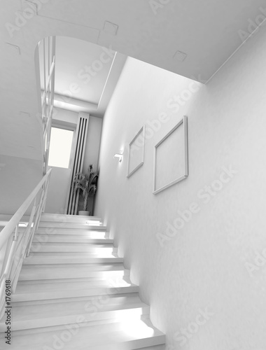  blank modern interior