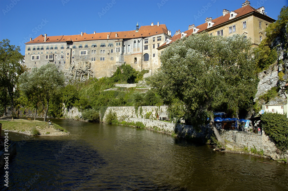 old castle in cesky krumlov