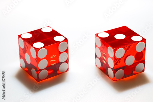 dice on white