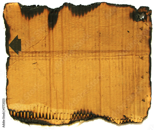 burned page