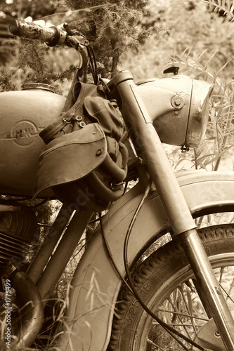 classic old motorcycle