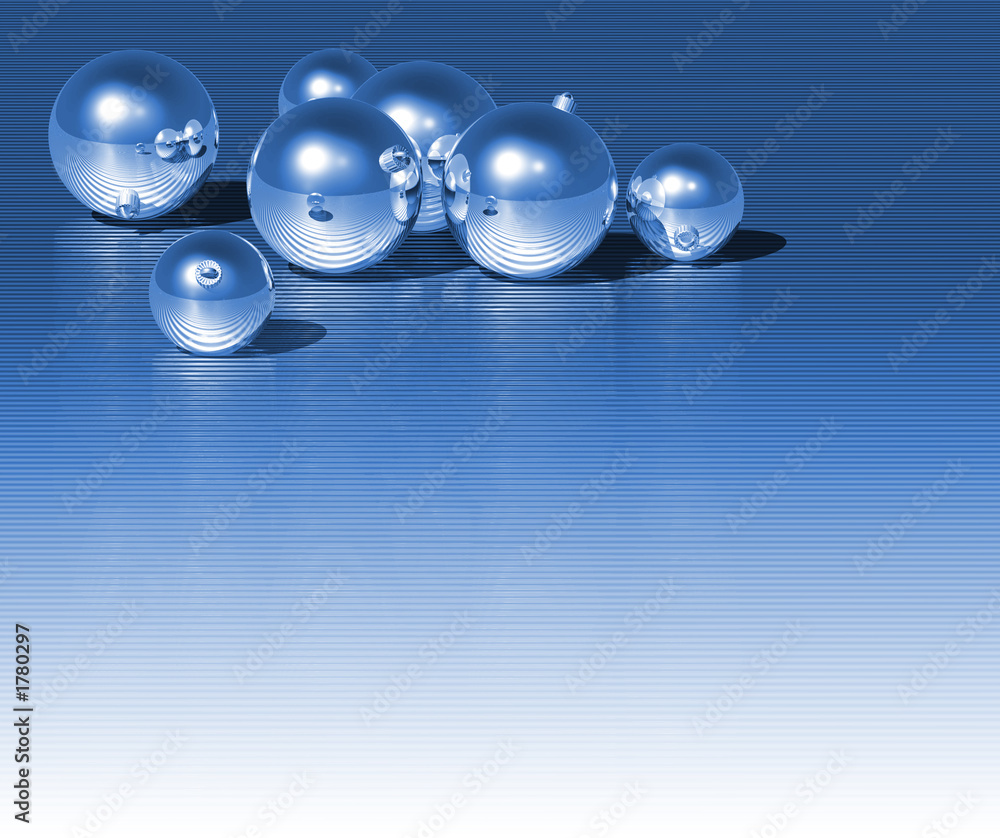 christmas blue ball