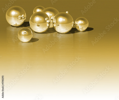 christmas gold ball