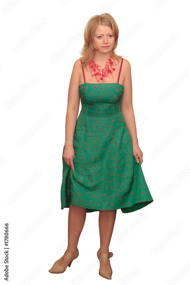 young lady standing young lady standing
