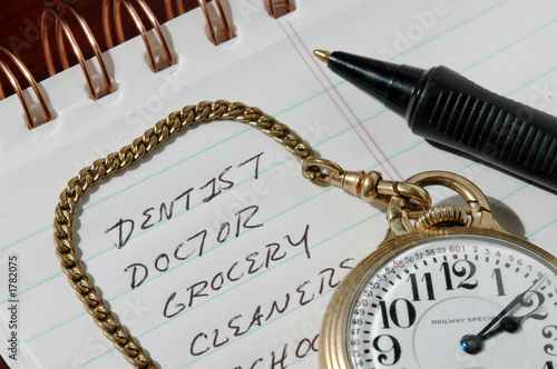 to do list and pocket watch 2