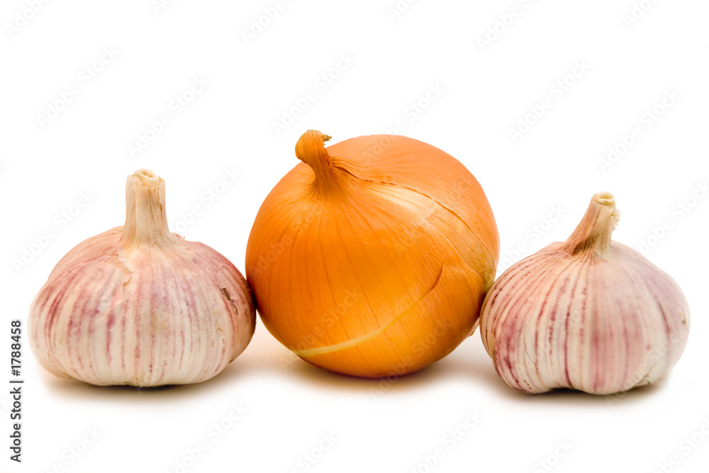 Obraz premium onion and garlic