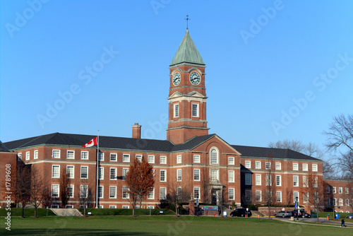 Photography high school with tower
