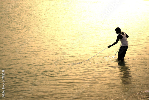Bilde på lerret bait fishing