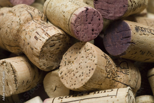 wine cork background.