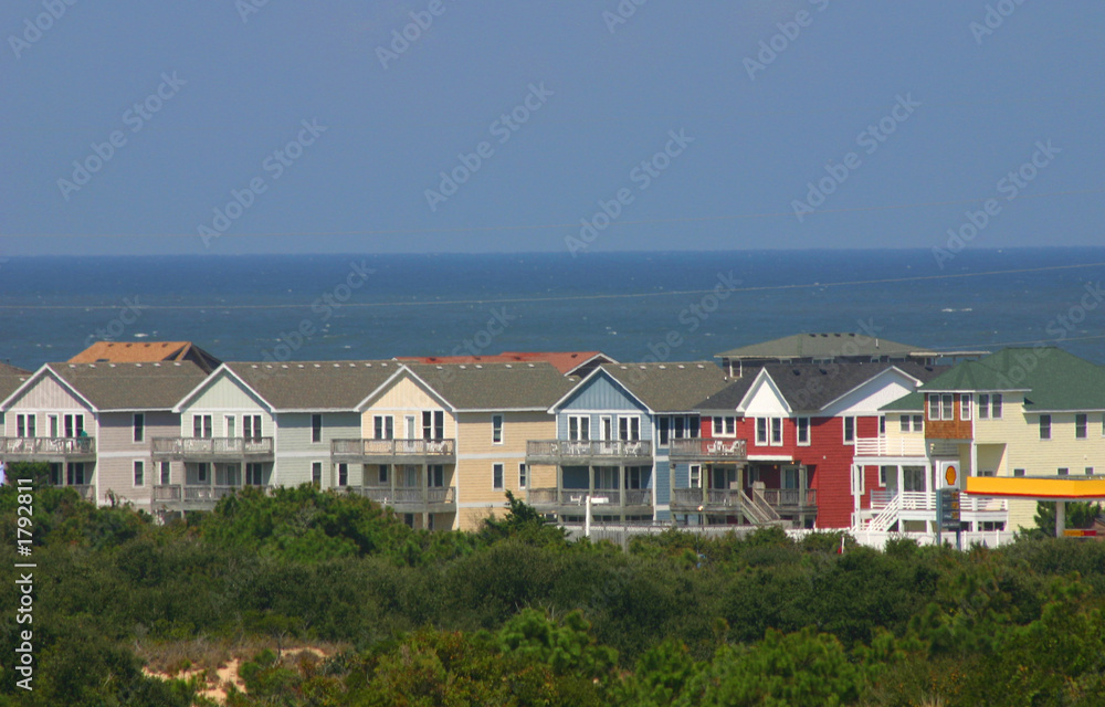 colorful new beach homes