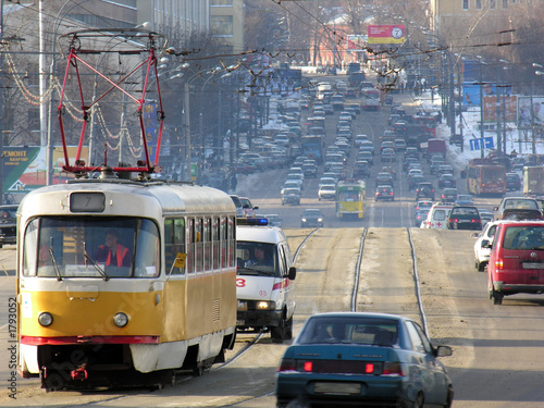 city street moscow