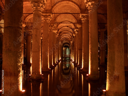 Tela basilica cistern in istanbul