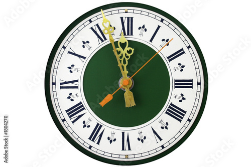 dial of analog clock