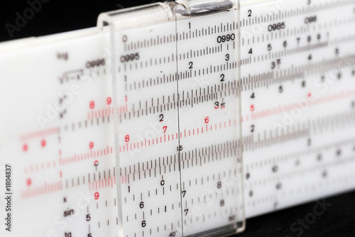 Photography slide rule