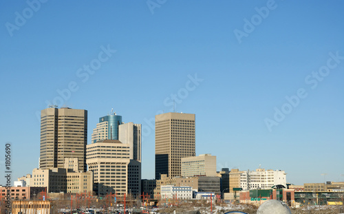 winnipeg skyline with room for text