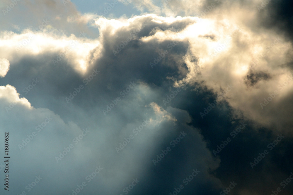 rays and clouds