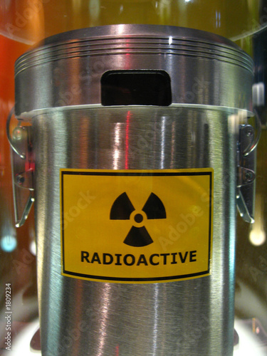déchet radioactif photo