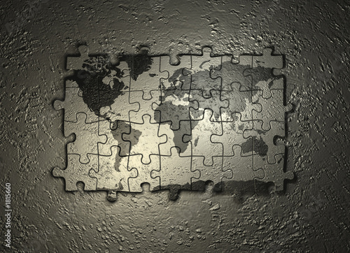 world map puzzle