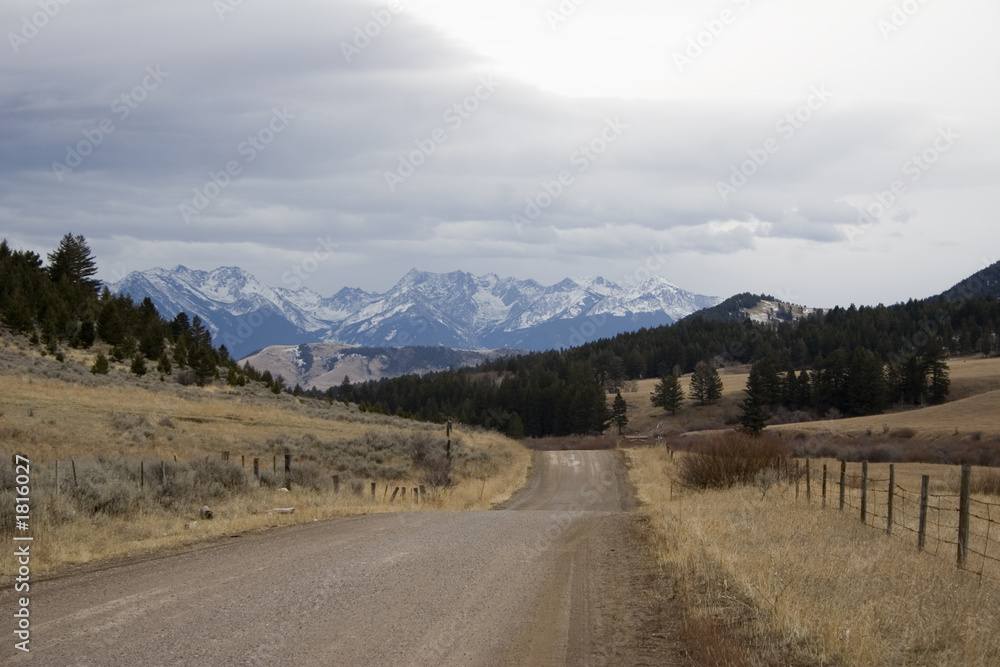 montana country road