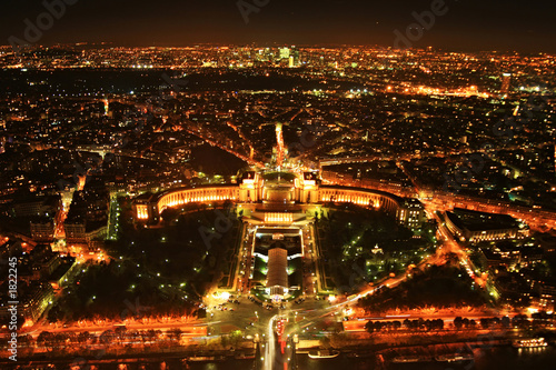 Canvas Print paris panorama