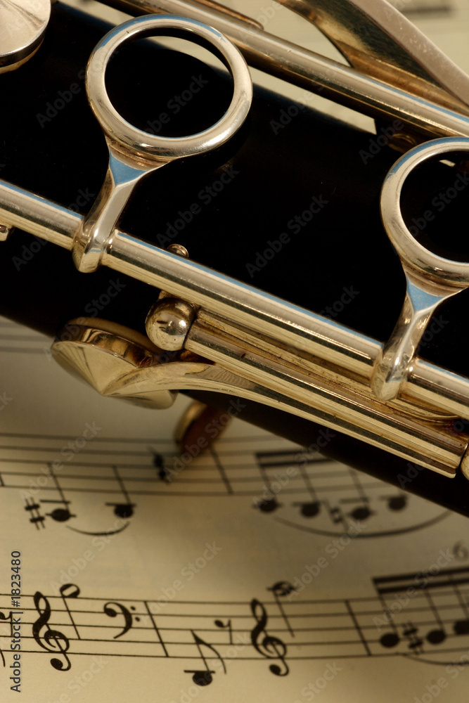 Naklejka premium clarinet